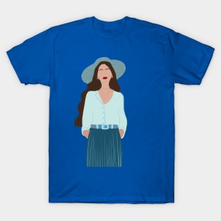 Woman at the beach 3 T-Shirt